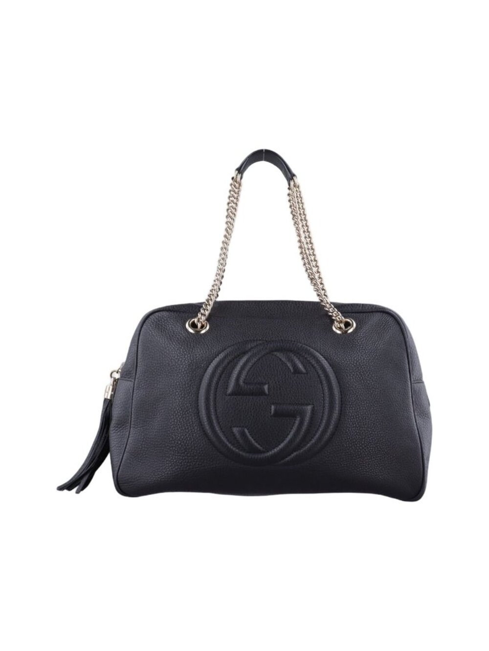 Gucci Soho Black Leather Messenger